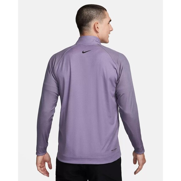 Nike Tour Men's Dri-FIT ADV 1/2-Zip Golf Top Jerse Size XL FD5833-509 Purple NEW - Picture 3 of 16